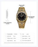 *New style* Sculpture Quartz watch Men golden stainless steel Engrave Wristwatch relogio masculino montre homme for dropshipping