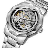 New Automatic Watch for Men Casual chronograph Leather Strap quartz watches Man Mechanical Wristwatch montre reloj часы му