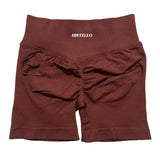 HISTELLO Impact Shorts Df Substitute High Waist Women Yoga Workout Short Seamless Leggings Stretch Fitness Running Gym Shorts