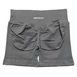 HISTELLO Impact Shorts Df Substitute High Waist Women Yoga Workout Short Seamless Leggings Stretch Fitness Running Gym Shorts
