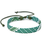 Braided Bracelets For Men And Women Personalized Fashion Jewelry Accessories Woven Handmade Bracelet Couple Gift Arabic New