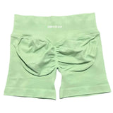 HISTELLO Impact Shorts Df Substitute High Waist Women Yoga Workout Short Seamless Leggings Stretch Fitness Running Gym Shorts