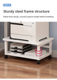 Mobile Office Desktop under Desk Printing Copng hine Storage Ra Home Use und Mounted Organizer elf