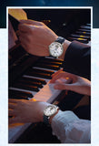 MIYOTA 9029 Men Mechanical Wristwatches Luxury Brand I&W Ultrathin Tourbillon Automatic Watch Men Sapphire Leather Montre Homme