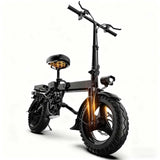 New 500W Adult Electric Bicycle,Folding Electric Bike,25MPH 48V15Ah,14 Inch Sports E Bike,Certified Ul2849,Free Local Shipping