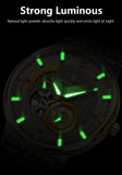 POEDAGAR Top Luxury Man Wristwatch Luminous Hollow Tourbillon Stainless Steel Men Clock Mechanical Automatic Men's Watches Reloj