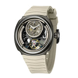 Singularity Series DG8127 Men Automatic Mechanical Watch Fashion Sport Wristwatch Silicone Band