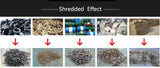 Car Tire Plastic Shredder Crusher Double Shaft Recycling Shredder Bottle Crusher Customized Industrial Waste Tyre Crush Shredder