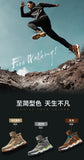 RAX Men Hiking Shoes Mid-top Waterproof Outdoor Sneaker Men Leather Trekking Boots Trail Camping Climbing Hunting Sneakers Women