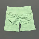 HISTELLO Impact Shorts 4.5" Women Yoga Shorts Seamless Low Waist Scrunch Bum Gym Leggings Workout Stretch Fitness Sports Shorts