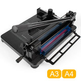Manual Paper Cutter A4/A3 Paper Trimmer Sheets Die Cutters 858-A3 858-A4 Heavy Duty Guillotine Thick Layer Paper Cutter