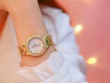 Women Wrist Watches For Ladies Dress Gold Watch Crystal Diamond Women Watches Stainless Steel Silver Clock Montre Femme