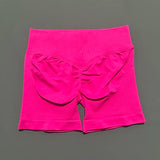 HISTELLO Impact Shorts 4.5" Women Yoga Shorts Seamless Low Waist Scrunch Bum Gym Leggings Workout Stretch Fitness Sports Shorts
