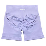 HISTELLO Impact Shorts Df Substitute High Waist Women Yoga Workout Short Seamless Leggings Stretch Fitness Running Gym Shorts