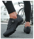 Unisex MTB Mountain Road Bike lock Shoes Breathable Non-slip Wear-resistant Pedal Bicycle Outdoor Competitive Bicycle Equipment