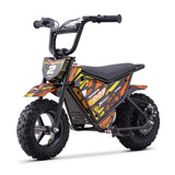 KOOZ HP120E 24V 250W Electric Motorcycle for Kids, Electric Dirt Bike Up to 10 MPH & 7.5 Miles Long-Range.