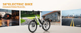VARUN CITY CRUISER 500W Motor Electric Bicycle，Adult E-Bike,48V7.8AH Battery Man's Electric Bike，26 lnch Tire Mountain E-Bike