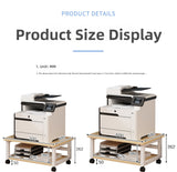 Mobile Office Desktop under Desk Printing Copng hine Storage Ra Home Use und Mounted Organizer elf