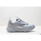 Trendy Sporty Casual Shoes B22 Retro Unisex Breathable Dad Sneakers Fashionable Mesh Upper Rubber Sole All-Season Footwear