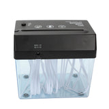 A6 Portable Mini Paper Shredder Electric USB Battery Operated Desktop Shredder Documents Paper Cutting Tool for Home Office