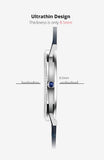 MIYOTA 9029 Men Mechanical Wristwatches Luxury Brand I&W Ultrathin Tourbillon Automatic Watch Men Sapphire Leather Montre Homme