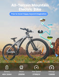 HUANCI Q5 electric bike 2000W electric bikes 27.5 Inch Electric bicycle  48V 20AH  electric e bike Mountain adults ebike fatbike