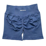 HISTELLO Impact Shorts Df Substitute High Waist Women Yoga Workout Short Seamless Leggings Stretch Fitness Running Gym Shorts