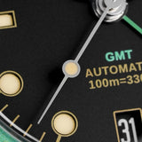 Watchdives WD6542 Mechanical Watch NH34 Automatic Movement Bubble Domed Sapphire Crystal Luxury Watch 100m Waterproof Mens Watch