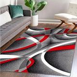 VIKAMA printed pattern line-feel living room coffee table carpet bedroom bedside non-slip stylish mat home decoration