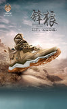 RAX Men Hiking Shoes Mid-top Waterproof Outdoor Sneaker Men Leather Trekking Boots Trail Camping Climbing Hunting Sneakers Women