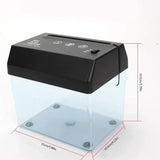 Portable Mini Paper Shredder Electric USB Battery Operated Shredder Documents Paper Cutting Tool for Home Office