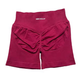HISTELLO Impact Shorts Df Substitute High Waist Women Yoga Workout Short Seamless Leggings Stretch Fitness Running Gym Shorts