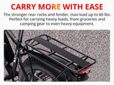 AMYET Electric Bike EB26 Adults Electric Bicycle Peak 1500W 48V 15AH e bike 26" Fat Tire Mountain Bike 31mph  Electric Dirt Bike