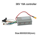 Electric scooter controller with display for 36V 48V 52V 60V brushless motor includes aluminum alloy housing with grooves design