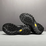 HIKEUP High-Top Men Hiking Boot Winter Outdoor Shoes Lace-Up Non-slip Sports Casual Trekking Boots Man Suede Warm Shoes