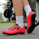 Unisex MTB Mountain Road Bike lock Shoes Breathable Non-slip Wear-resistant Pedal Bicycle Outdoor Competitive Bicycle Equipment