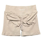 HISTELLO Impact Shorts Df Substitute High Waist Women Yoga Workout Short Seamless Leggings Stretch Fitness Running Gym Shorts
