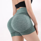 High Waist Women Yoga Shorts Workout Fitness Lift Butt Gym Running Sportswear Short Pants Ladies Active Wear