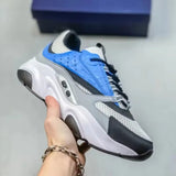 Trendy Sporty Casual Shoes B22 Retro Unisex Breathable Dad Sneakers Fashionable Mesh Upper Rubber Sole All-Season Footwear