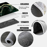 VIKAMA printed pattern line-feel living room coffee table carpet bedroom bedside non-slip stylish mat home decoration