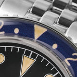 Watchdives WD6542 Mechanical Watch NH34 Automatic Movement Bubble Domed Sapphire Crystal Luxury Watch 100m Waterproof Mens Watch
