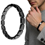 Stylish Hematite Bracelet for Men - Masculine Wrist Jewelry for Work, Travel & Meditation - Perfect Gift for Husband Boyfriend