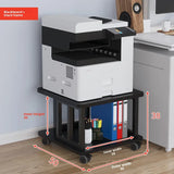 Mobile Office Desktop under Desk Printing Copng hine Storage Ra Home Use und Mounted Organizer elf