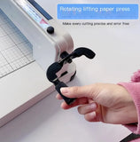 Heavy Duty A4 Size Manual Paper Cutter - Stack Guillotine with 40mm Thickness Cutting Capacity for Office & School Supplies