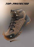 HIKEUP High-Top Men Hiking Boot Winter Outdoor Shoes Lace-Up Non-slip Sports Casual Trekking Boots Man Suede Warm Shoes