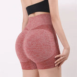 High Waist Women Yoga Shorts Workout Fitness Lift Butt Gym Running Sportswear Short Pants Ladies Active Wear