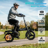 New 500W Adult Electric Bicycle,Folding Electric Bike,25MPH 48V15Ah,14 Inch Sports E Bike,Certified Ul2849,Free Local Shipping