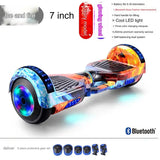 Self-Balancing Electric Hoverboard With LED Lights 6.5-Inch 36V 4400m 10-Inch Tires Lithium Battery For Kids Hover Board