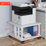 Mobile Office Desktop under Desk Printing Copng hine Storage Ra Home Use und Mounted Organizer elf