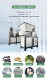 Models 300 Cable Shredder Machine Scrap Metal Shredders Cardboard Industrial Mini Metal Shredder